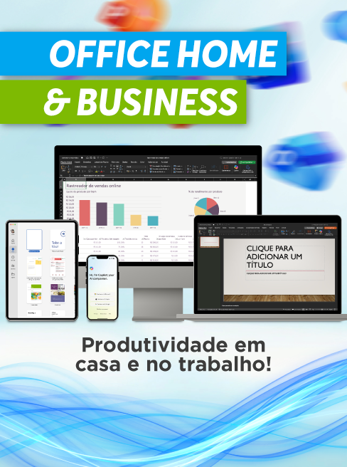 Microsoft ESD - Office Home & Business: Produtividade em Casa e no Trabalho