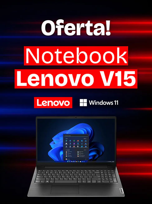 Notebook Lenovo V15 com Windows11