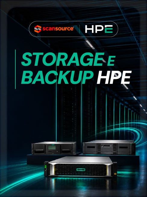 Soluções de armazenamento e backup HPE
